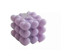 مجموعة (12) شموع بابلز بشكل قلب