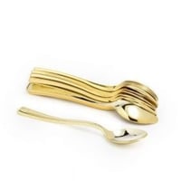 مجموعة (12) ملاعق بلاستيك للحلى