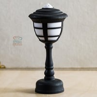 مجموعة (12) ابجورة لون اسود انارة ابيض