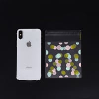 مجموعة (100) كيس شفاف ثلجي للكوكيز والحلويات بألوا...