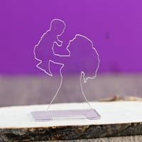 مجموعة (12) قاعدة اكريلك مواليد