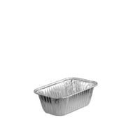 مجموعة (50) صحن قصدير مستطيل - 140مل