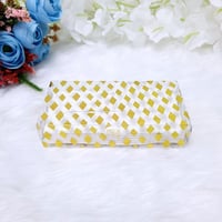 مجموعة (12) مناديل توزيعات علبة شفافة 10*5*2.5سم