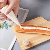 مجموعة (50) أكياس بلاستيك لتزيين الكيك والحلويات -...