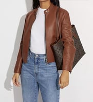 City Tote In Signature Canvas