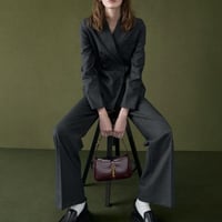 حقيبة سيسيا جلد - برغندي