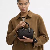 مجموعة حقيبة كروس بودي روان صغيرة مع مرآة