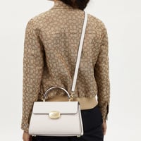 ( Gold/Chalk)Eliza Top Handle