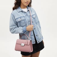 (Silver/True Pink)Eliza Top Handle