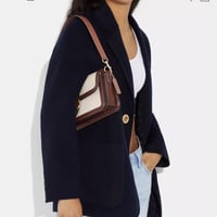 حقيبة كتف مورغان (بيج/بني)