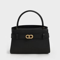 حقيبة أوبرييل ذات المقبض العلوي (صغيرة) - أسود