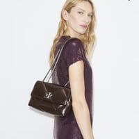 حقيبة كتف كيرا دايموند كويلت مزخرفة