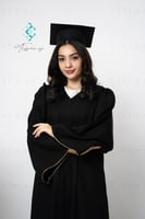 عباية تخرج 2025- أسود