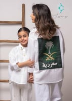 قميص كتان كم طويل - يصمة