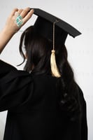 عباية تخرج 2025- أسود