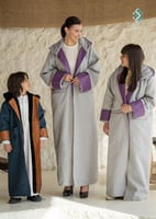 فروه نسائي رصاصي اطراف موف