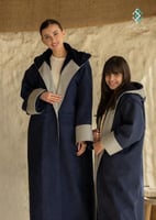 فروه نسائي كحلي اطراف رصاصي