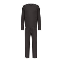 ملابس نوم رجالية باكمام طويلة -رمادي فحمي