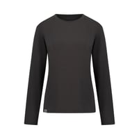 ملابس نوم نسائية باكمام طويلة - رمادي فحمي