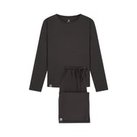 ملابس نوم نسائية باكمام طويلة - رمادي فحمي