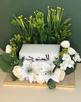 شمع مع طباعه الاسم