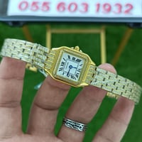 ساعة كارتير بانتير ذهبي فل زراكون