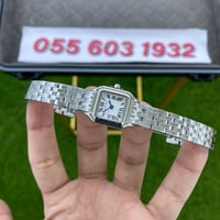 ساعة كارتير بانثر فضي ميني