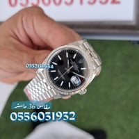 ساعة رولكس مقاس 36 ملم – مينا أسود