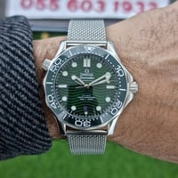 ساعة اوميغا سيماستر مينا اخضر