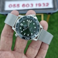 ساعة اوميغا سيماستر مينا اخضر