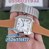 ساعة كارتير سانتوس ماستر كواليتي مقاس 39.8