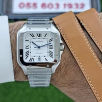 ساعة كارتير سانتوس ماستر كواليتي مقاس 39.8