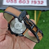 ساعة اوميغا سبيد ماستر كرونوغراف جلد بني