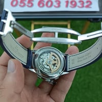 ساعة جيجر لوكولتر ماستر كنترول جلد كحلي