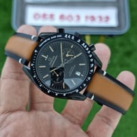 ساعة اوميغا سبيد ماستر كرونوغراف جلد بني