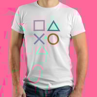 تيشيرت أزرار بلايستيشن