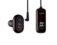 LEAD ليد شاحن سياره 6 في 1 للمقعد الأمامي / الخلفي...