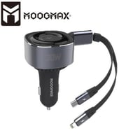 Moogmax شاحن سيارة موج ماكس بقوة 30 واط مع كيبل لا...