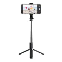 عصا سلفي استاند تصوير اسود = 2020