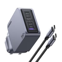 UGREEN شاحن جداري برو GaN بـ 3 منافذ USB-C ومنفذ U...