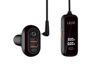 LEAD ليد شاحن سياره 6 في 1 للمقعد الأمامي / الخلفي...