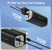 RAVPOWER متنقل راف باور 20000 مللي امبير 70 واط 4...