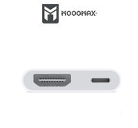 MOOGMAX محول لايتنينج إلى HDMI رقمي AV أصلي، أبيض،...