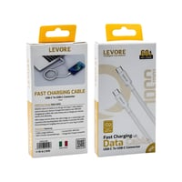 Levore ليفوري سلك شاحن USB-C إلى USBC-C بطول 1 م و...