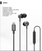 LEAD ليد - سماعة لايتنج من شركة ليد ضمان سنتين قما...