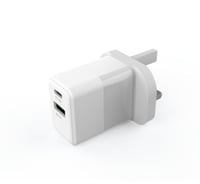 LEVORE ليفوري شاحن جداري 20 واط منفذ PD وUSB - أبي...