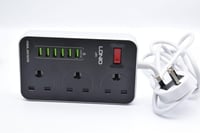 LDNIO= وصلة سلك تمديد للطاقة الكهربائية تحتوي على...