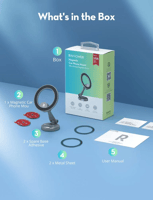 RAVPOWERستاند جوال راف باور مثبت جوال مغناطيسي ميج...