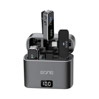 EONE مايك مزدوج لا سلكي لجميع الأجهزة بخاصية العزل...