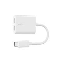 belkin وصلة بيلكن تايب سي منفذين للايباد - ابيض =...